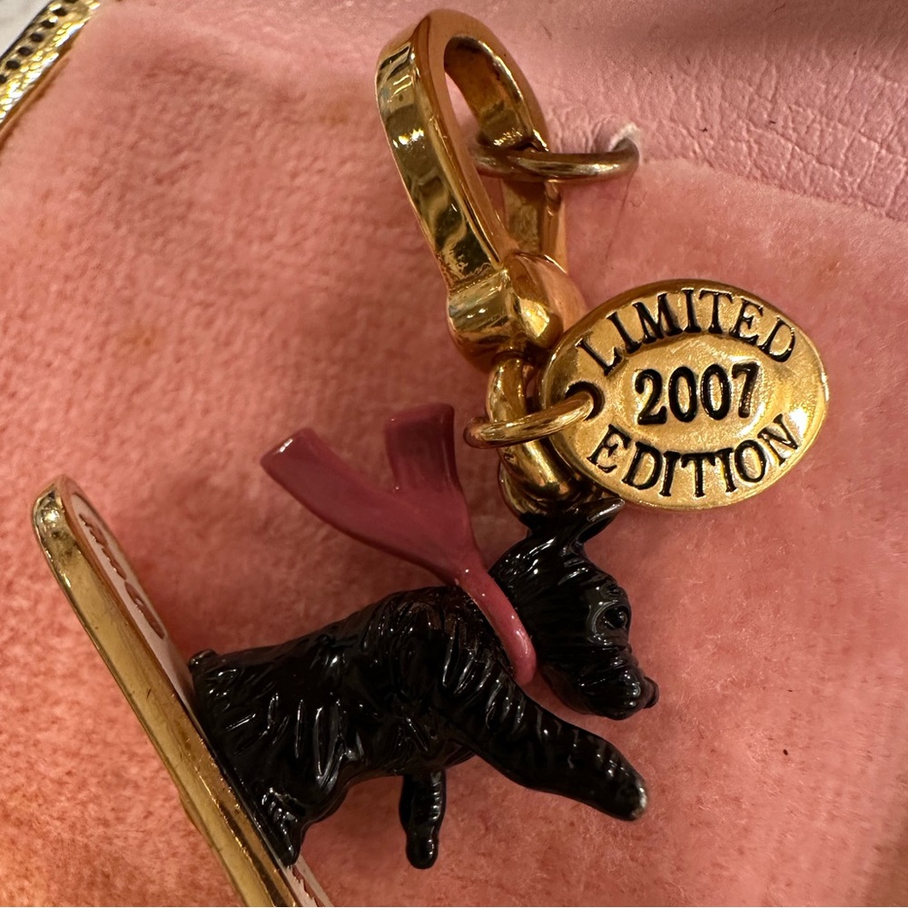 NWT Vintage 2007 LE Juicy Couture Yorkie Snowboard Charm